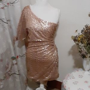 Sexy One shoulder cocktail dress